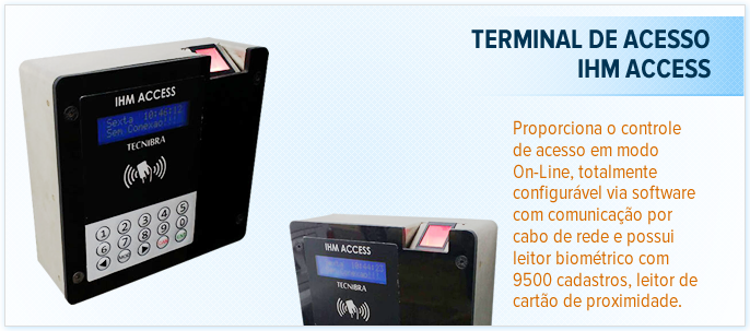 Controle de Acesso Terminal IHM Access